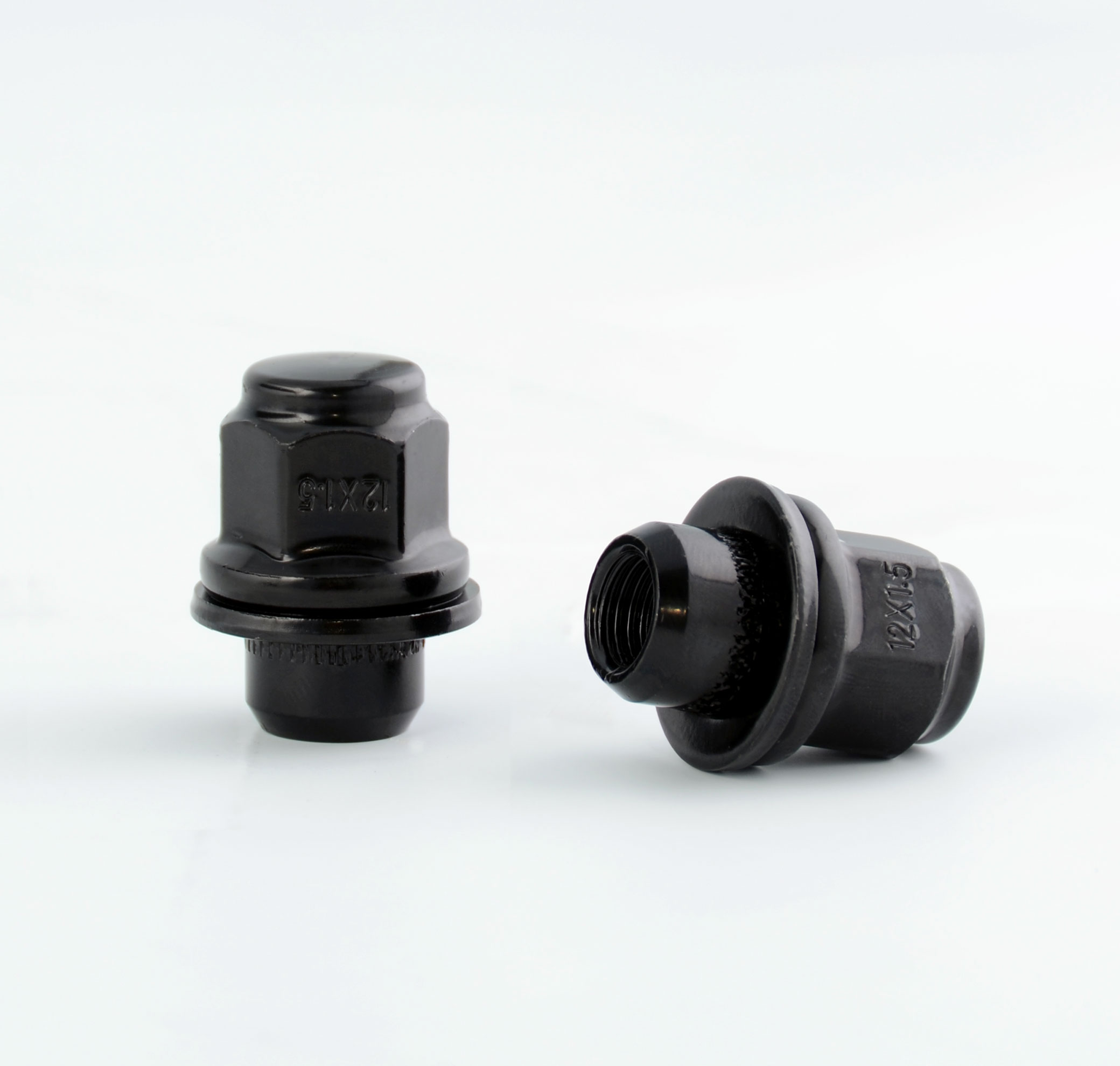 Гайка M12x1,5 g-ls-7 (37, hex21, пш, закрытая, BLACK, H-98-0002NEW)